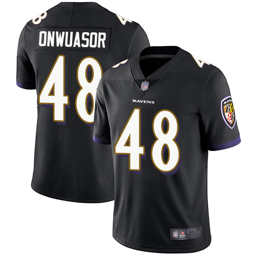 Baltimore Ravens Limited Black Men Patrick Onwuasor Alternate Jersey NFL Football 48 Vapor Untouchable